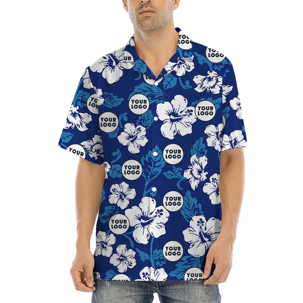 Custom Company Logo Hawaiian Shirt All Sizes - variant image 1