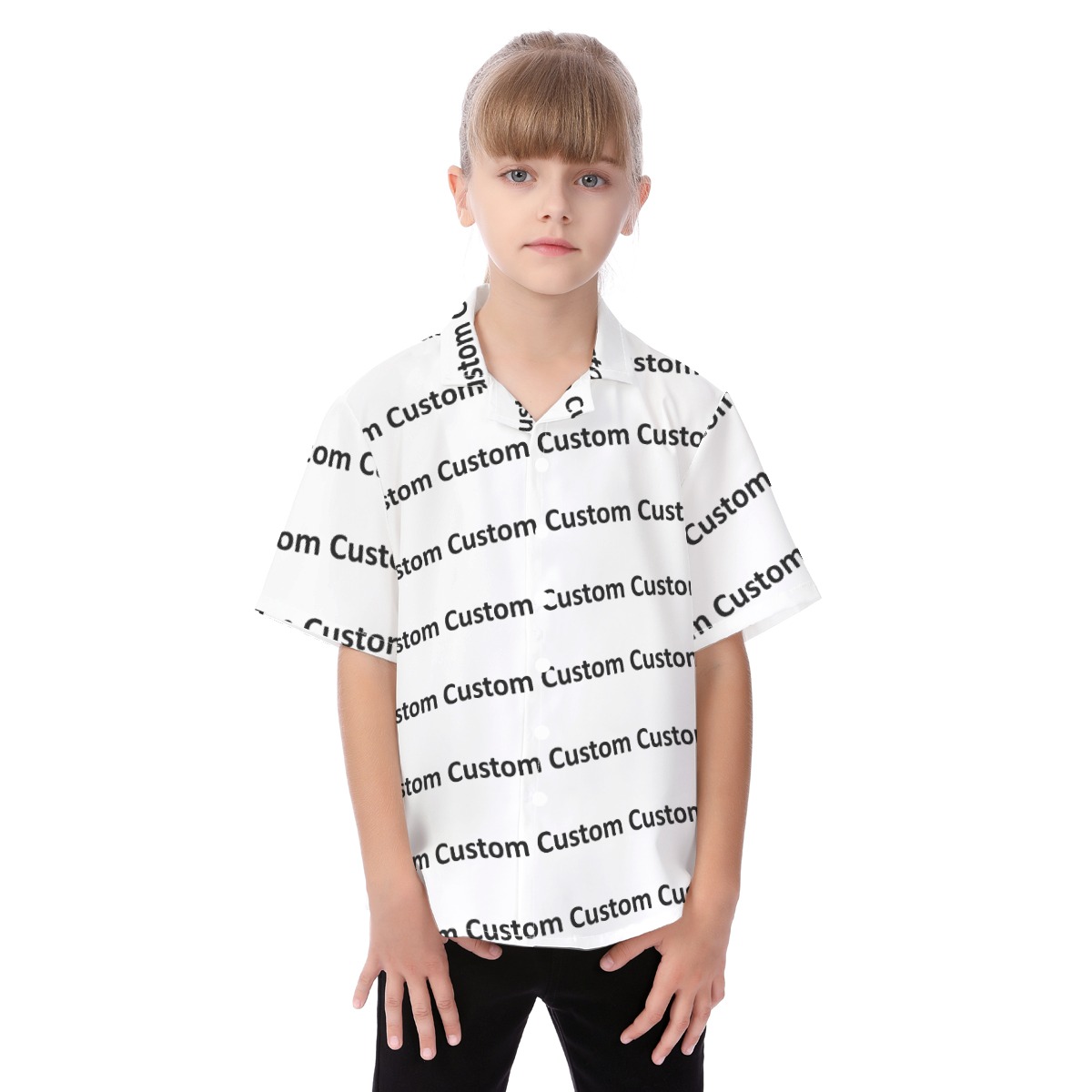 Custom Hawaiian Shirt For Kids 100% Cotton | Design Your Own - variant image 1