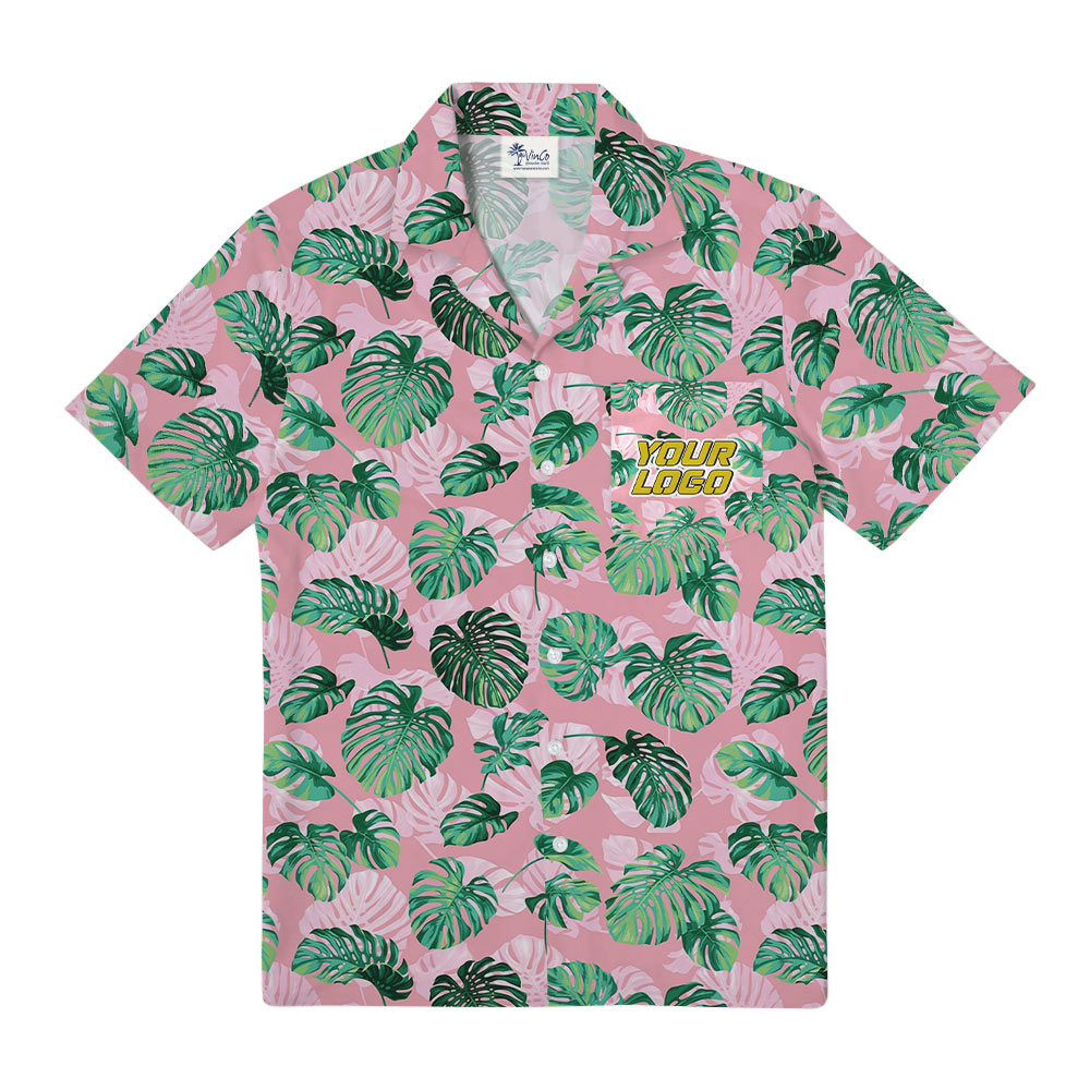 Tropical Aloha Shirt With Custom Logo - variant image 1