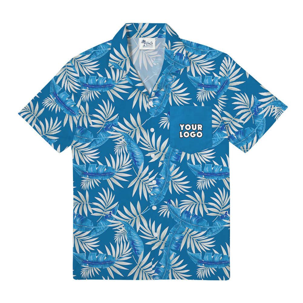 Custom Logo Pocket Hawaiian Shirt - variant image 1