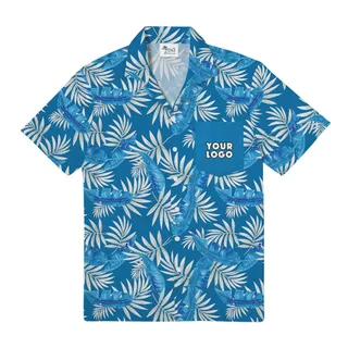 Custom Logo Pocket Hawaiian Shirt