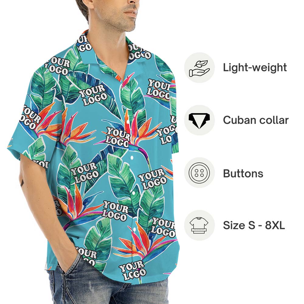 Design Your Own Hawaiian Shirt With Custom Logo