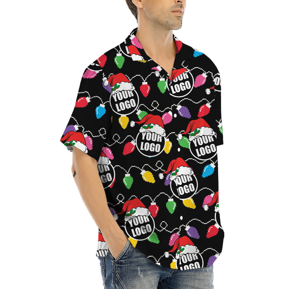 Custom Logo Christmas Aloha Shirt