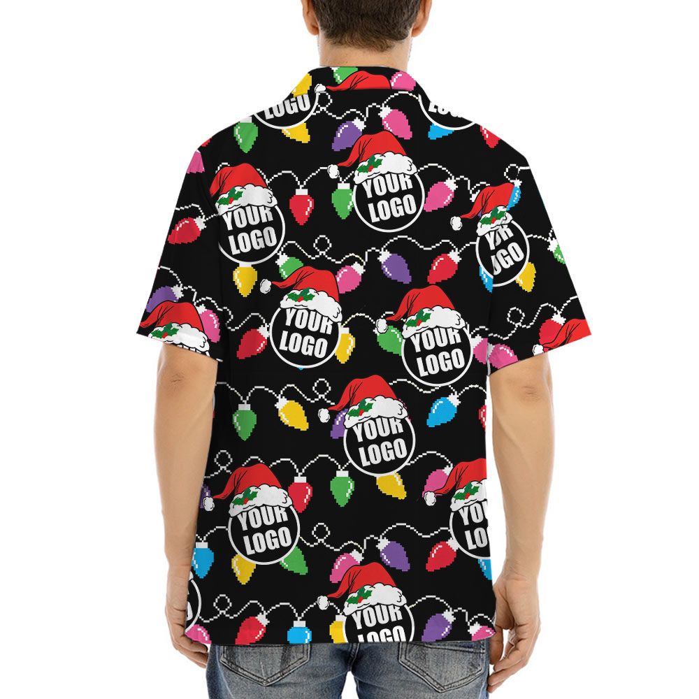 Custom Logo Christmas Aloha Shirt