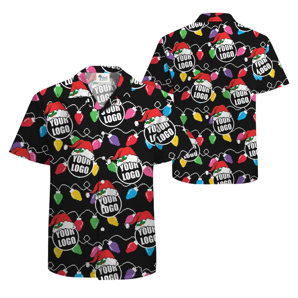 Custom Logo Christmas Aloha Shirt
