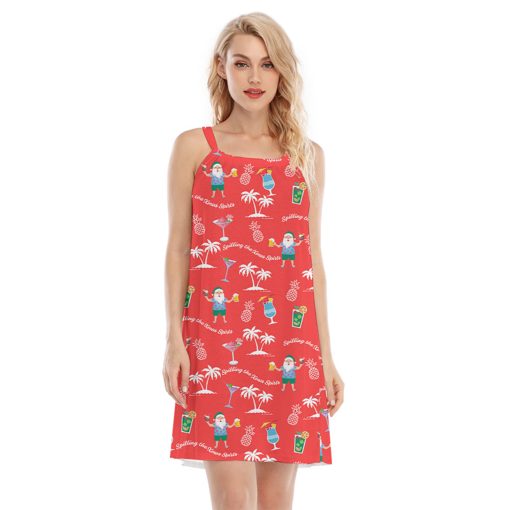 Spilling The Christmas Spirits Cami Dress - variant image 1