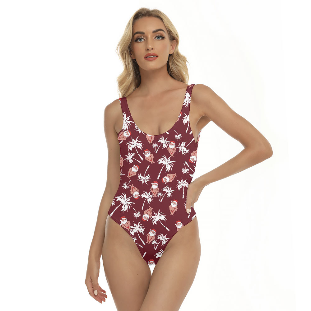 Funny Santa Mankini Christmas Swimsuit - variant image 1