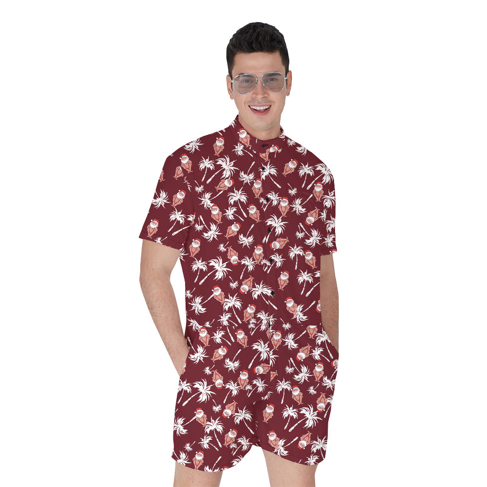 Cute Santa Mankini Christmas Romper - variant image 1