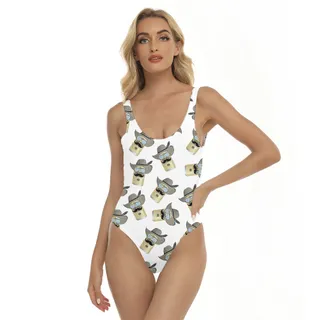 Funny Cowboy Beer Hawaiian Swimsuit