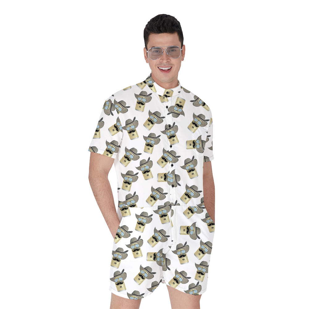 Cute Cowboy Beer Men's Romper - variant image 1