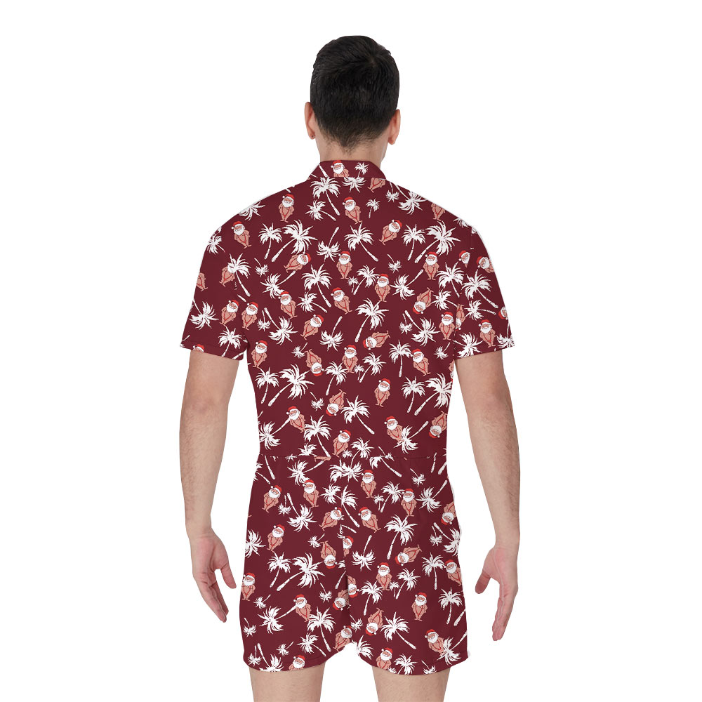 Cute Santa Mankini Christmas Romper