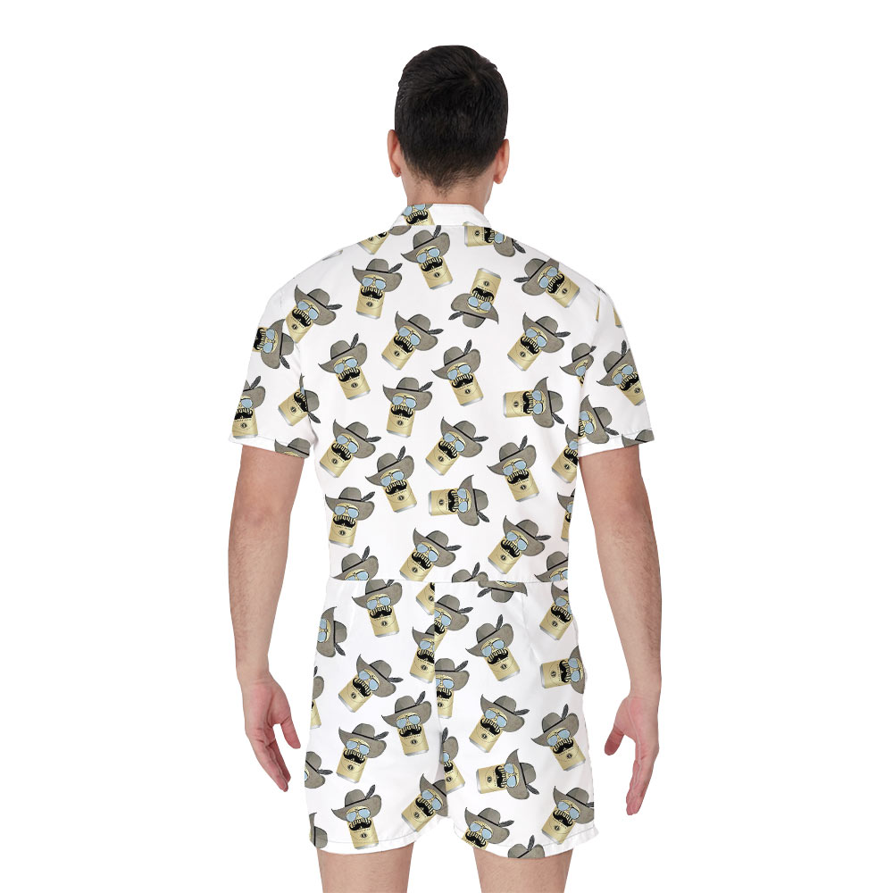 Cute Cowboy Beer Men's Romper