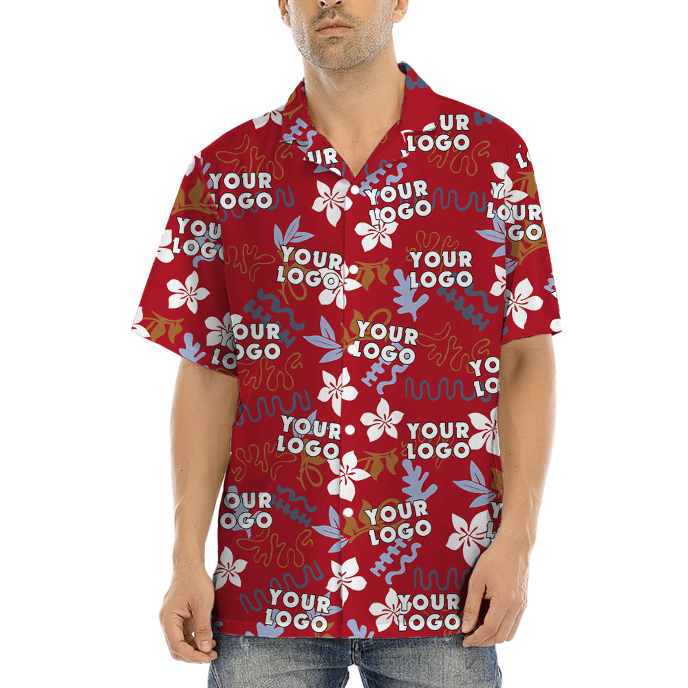 Custom Company Logo Vintage Aloha Shirt - variant image 1