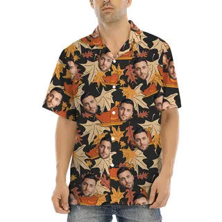 Custom Face Dog Hawaiian Shirt With Preview