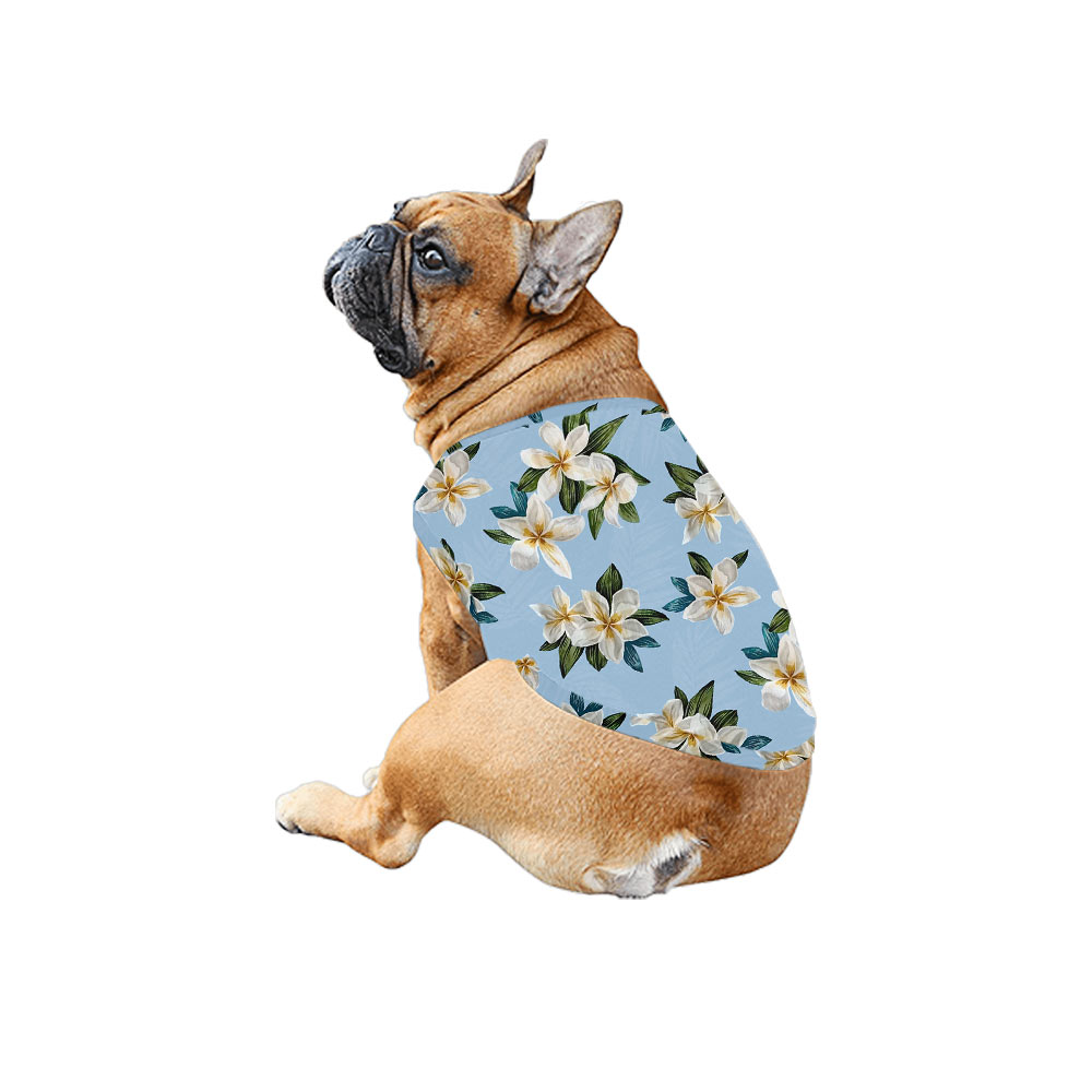Floral Blue Matching Family Hawaiian Outfits