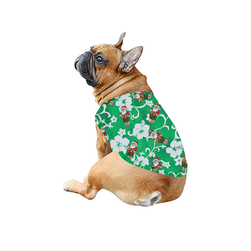 Santa Ukulele Vintage Christmas Matching Hawaiian Shirts For Family