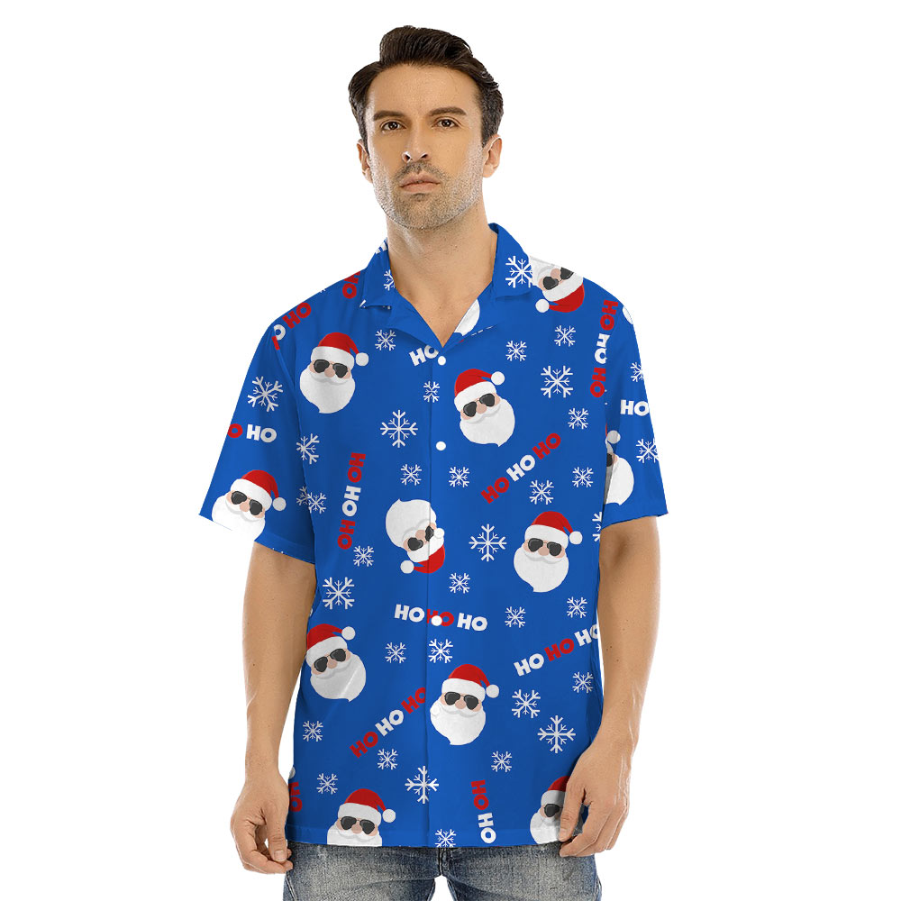 Ho Ho Ho Santa Christmas Matching Family Hawaiian Outfits