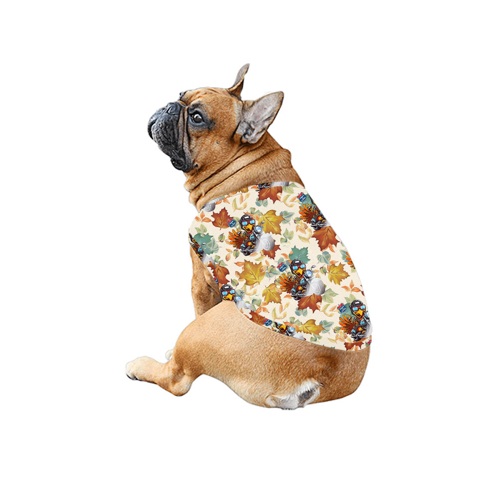 Funny Turkey Motorcycle Thanksgiving Matching Family Hawaiian Outfits