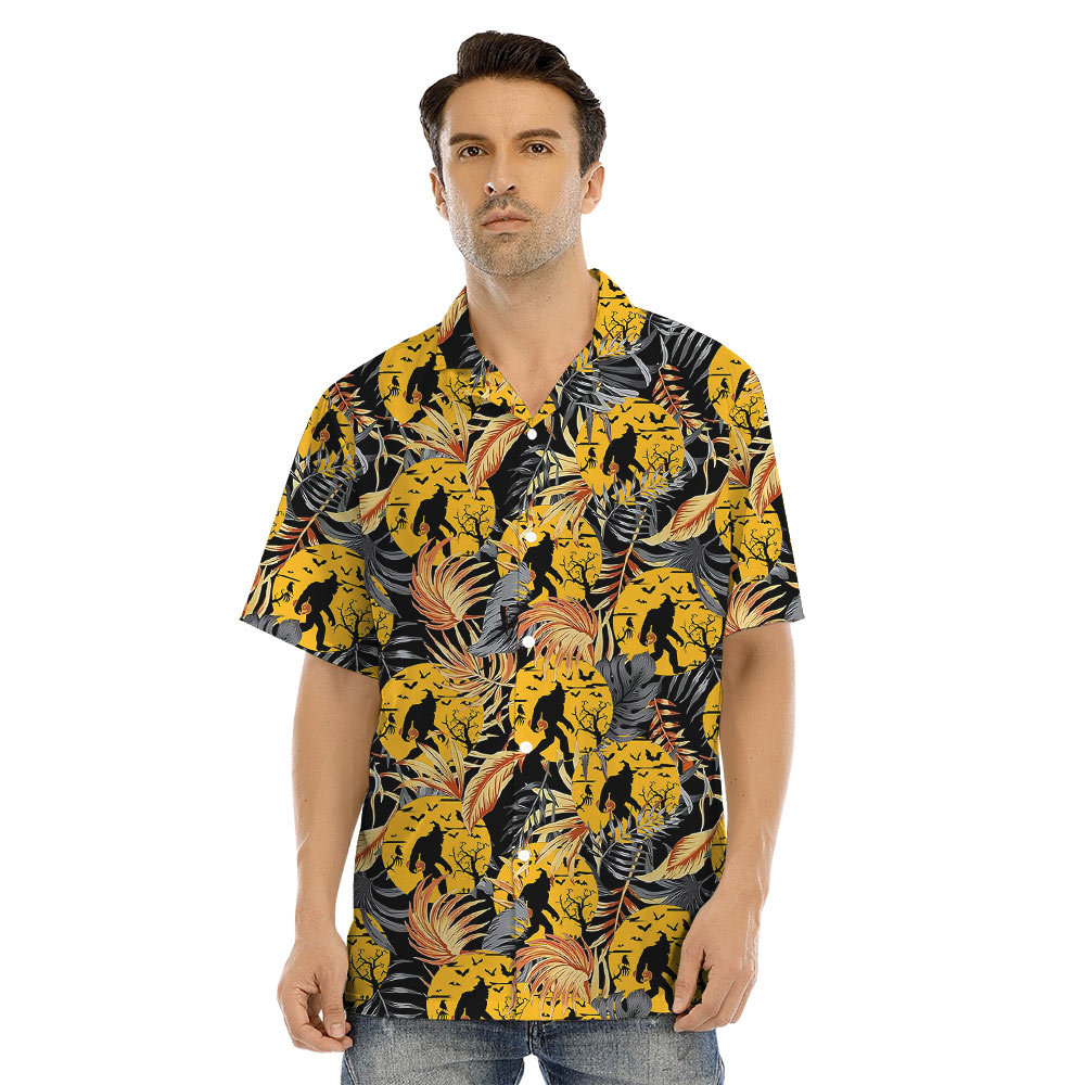 Halloween Sasquatch Matching Hawaiian Outfits For Family