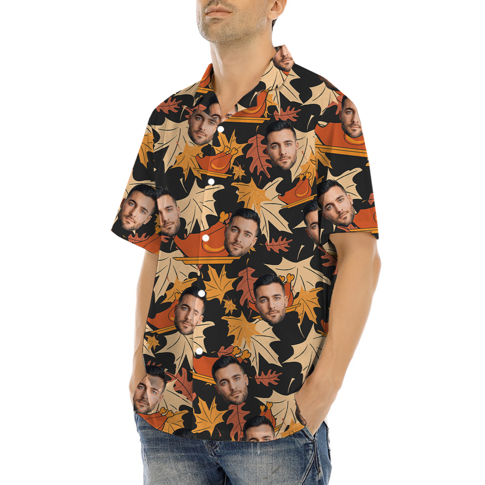 Custom Face Dog Hawaiian Shirt With Preview