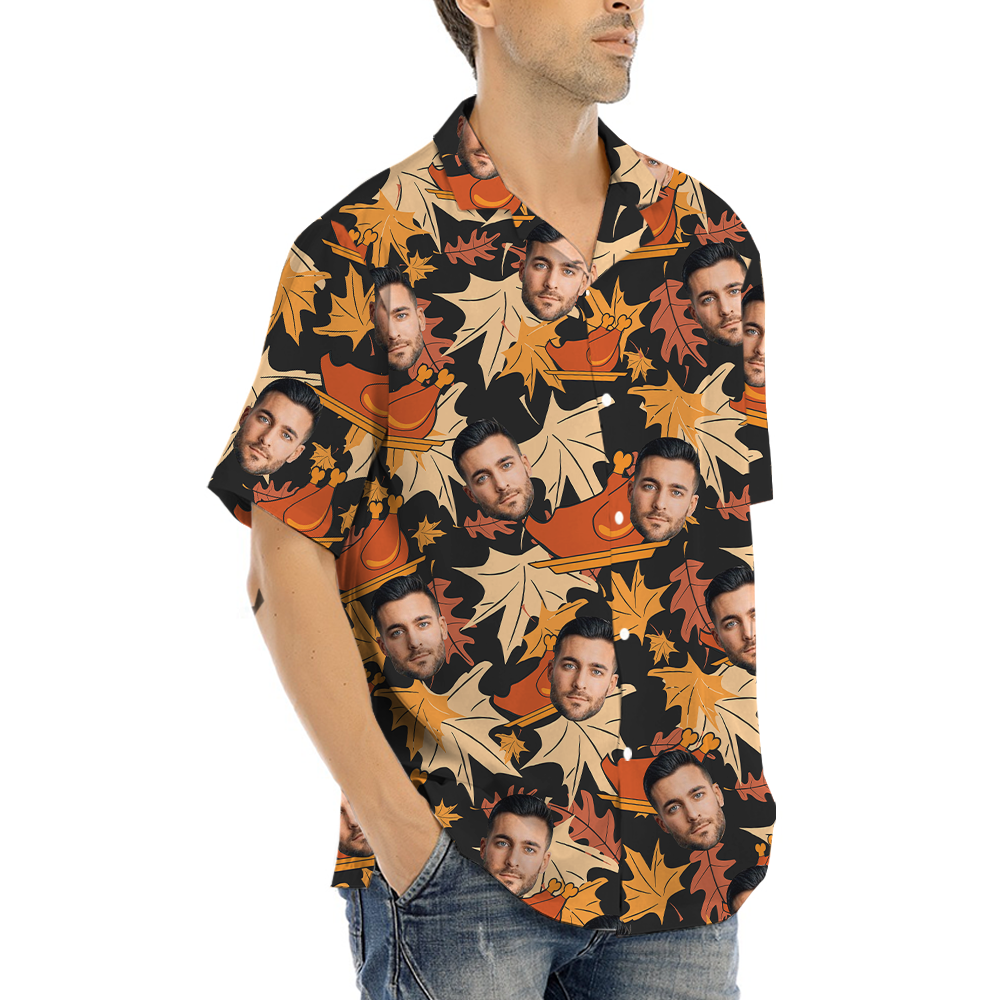 Custom Face Dog Hawaiian Shirt With Preview