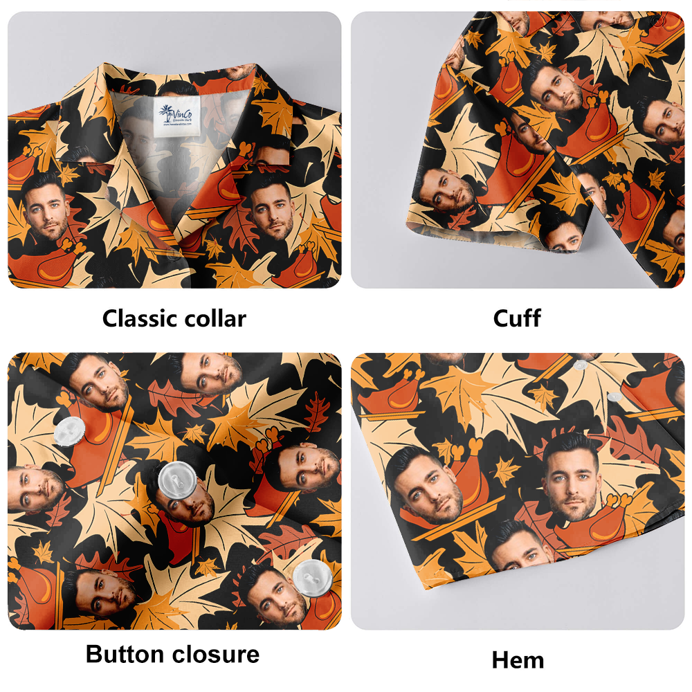 Custom Face Dog Hawaiian Shirt With Preview