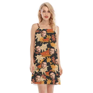 Custom Face Thanksgiving Cami Dress
