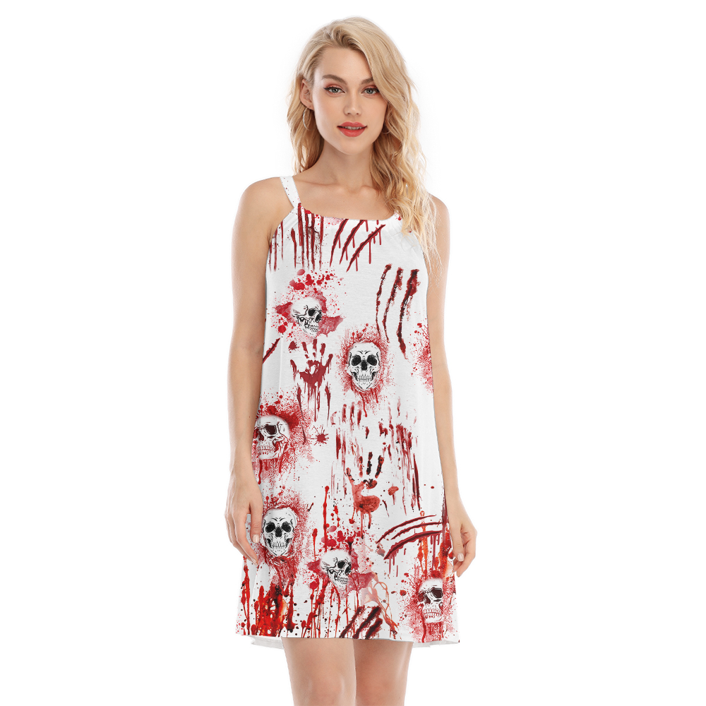 Bloody Skull Halloween Cami Dress - variant image 1