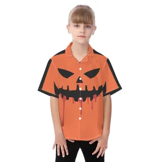 Jack o' Lantern Costume Halloween Kid's Shirt