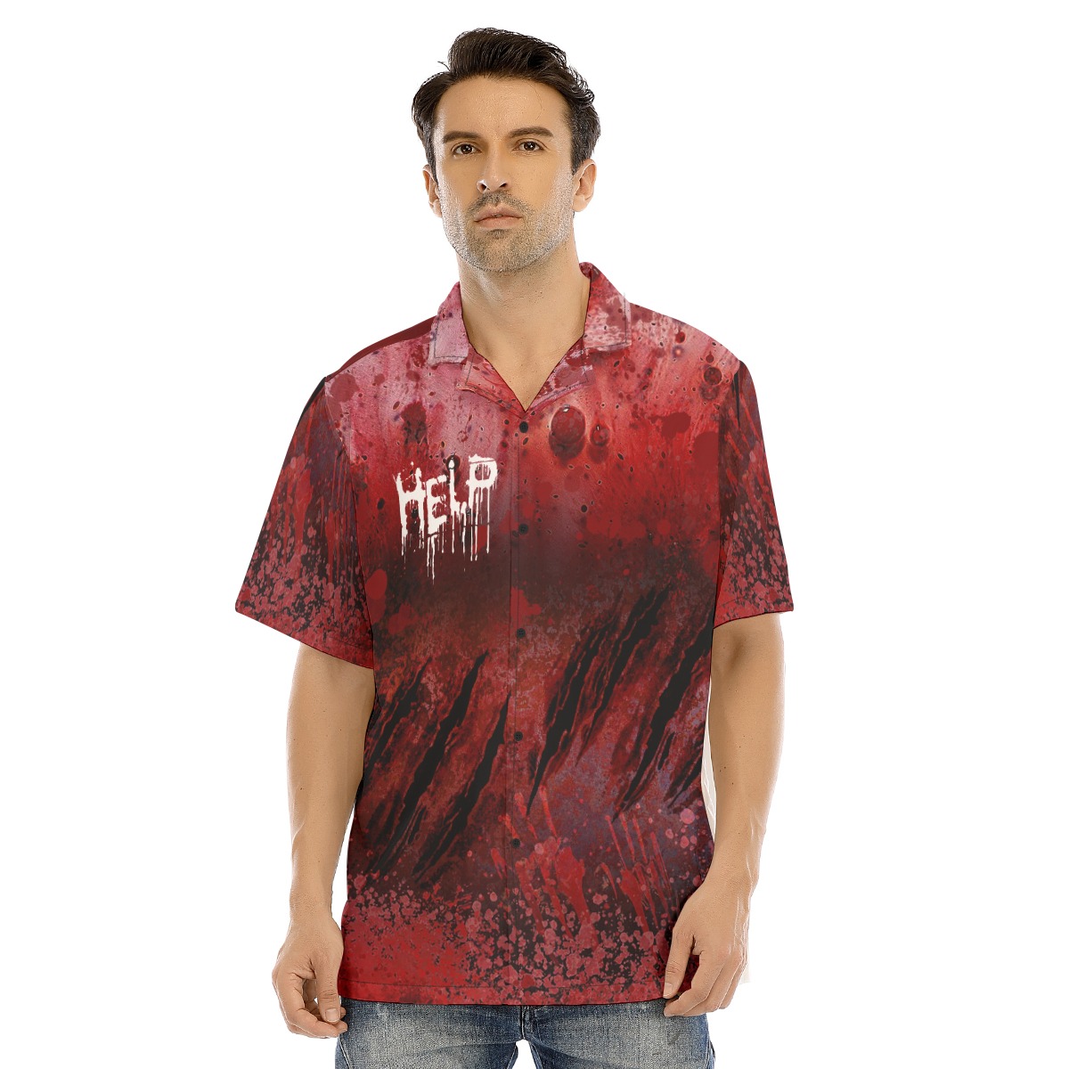 Scary Bloody Halloween Costume Shirt - variant image 1