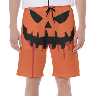 Halloween Pumpkin Costume Swim Trunks