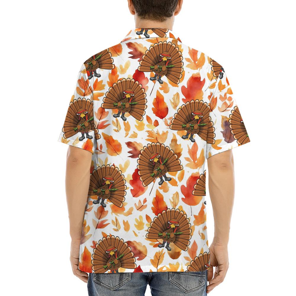 Tactical Turkey Thanksgiving Hawaiian Shirt