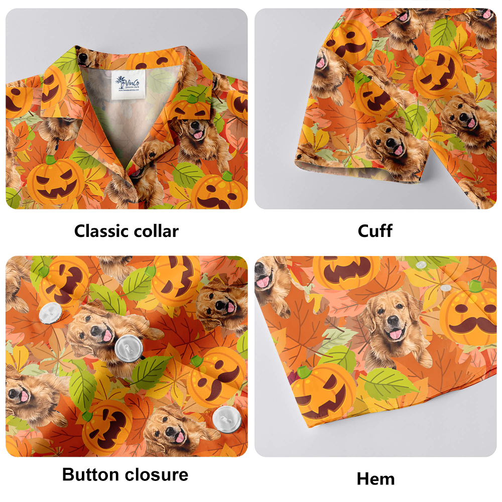 Golden Retrieve Thanksgiving Hawaiian Shirt