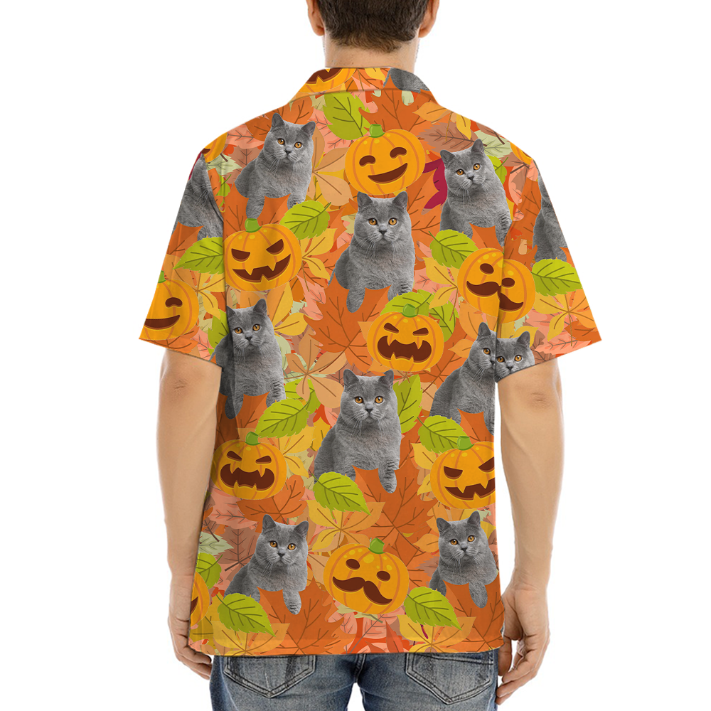 Thanksgiving Exotic Cat Hawaiian Shirt