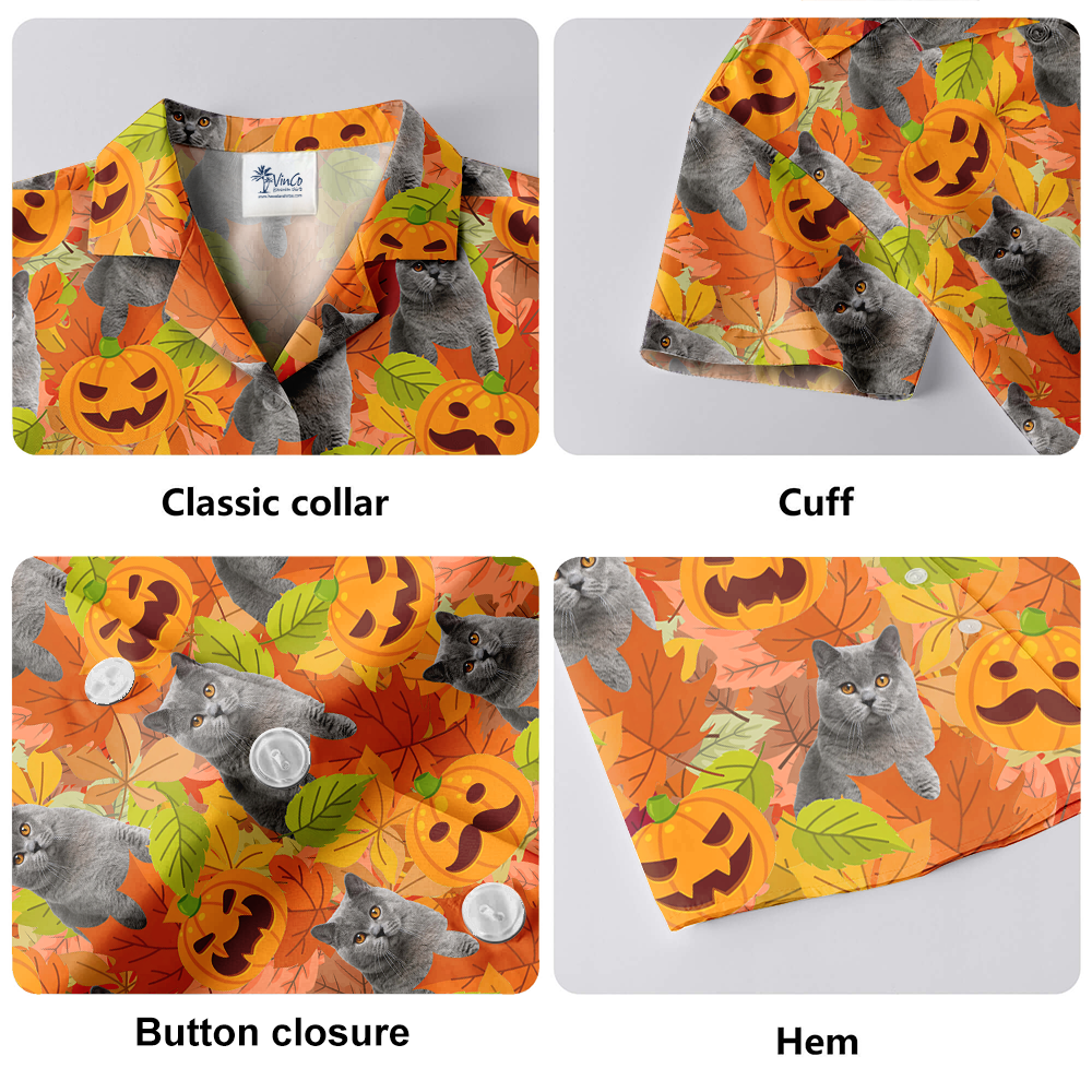 Thanksgiving Exotic Cat Hawaiian Shirt