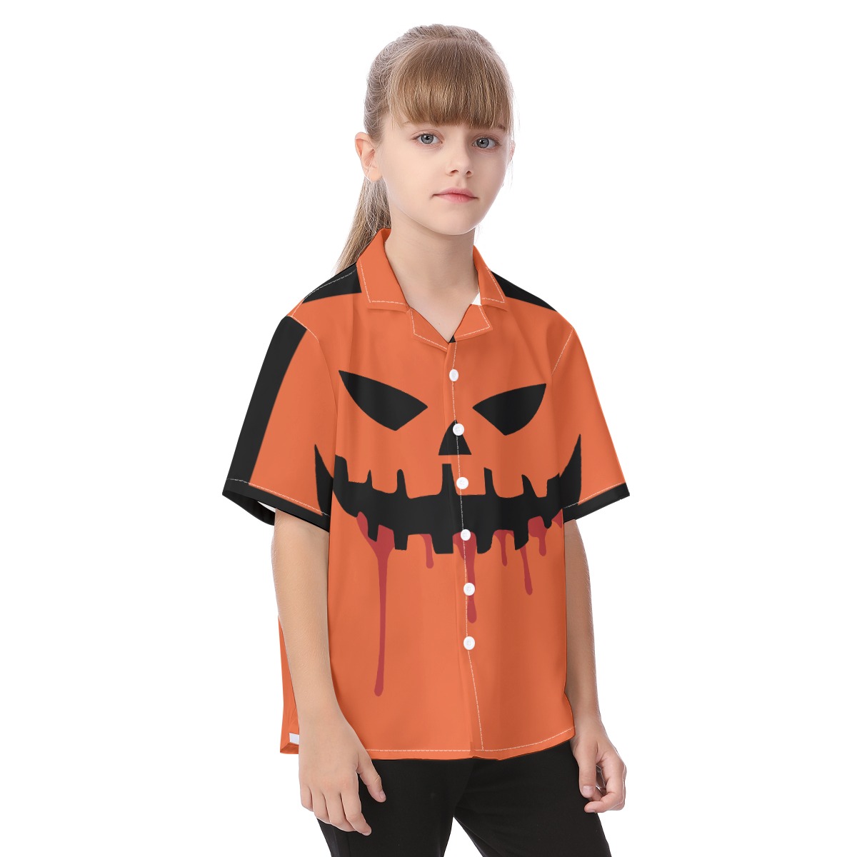 Jack o' Lantern Costume Halloween Kid's Shirt
