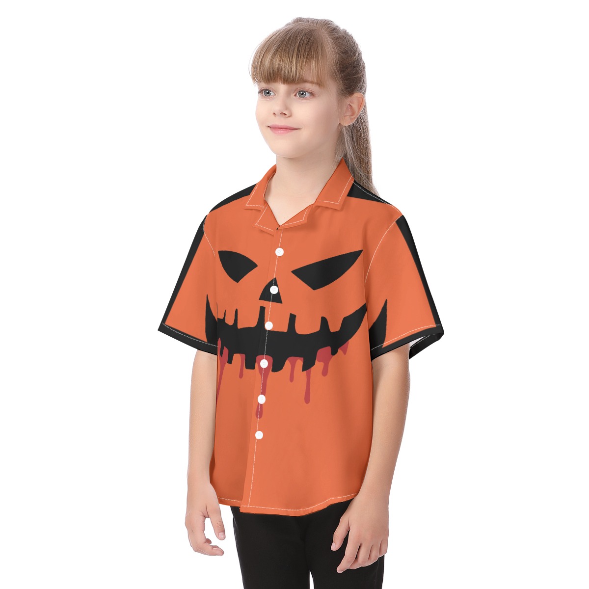 Jack o' Lantern Costume Halloween Kid's Shirt