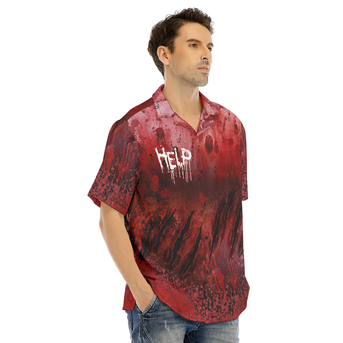 Scary Bloody Halloween Costume Shirt