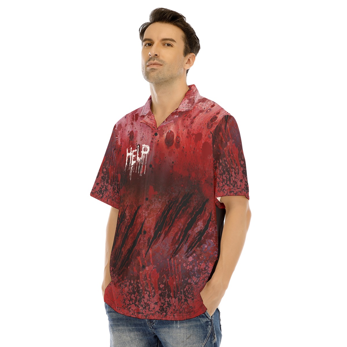 Scary Bloody Halloween Costume Shirt
