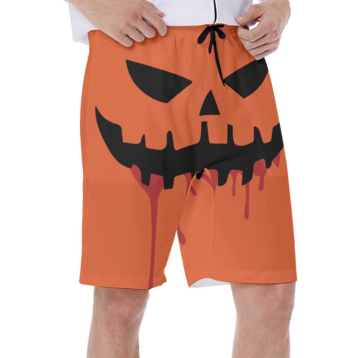 Halloween Pumpkin Costume Swim Trunks