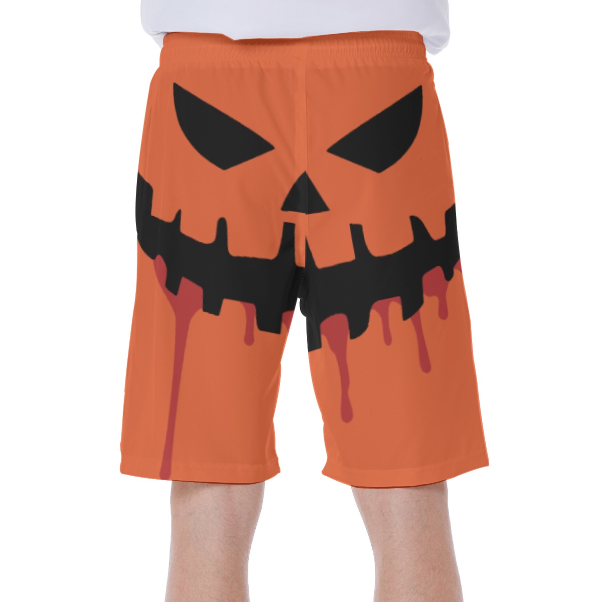 Halloween Pumpkin Costume Swim Trunks
