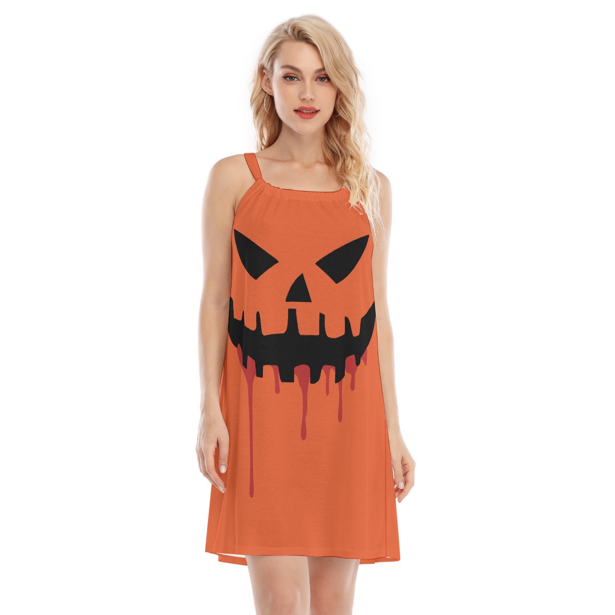 Jack o' Lantern Costume Cami Dress - variant image 1