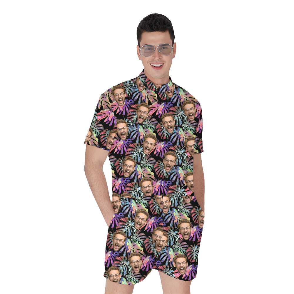 Tropical Horror Romper With Custom Face - variant image 1