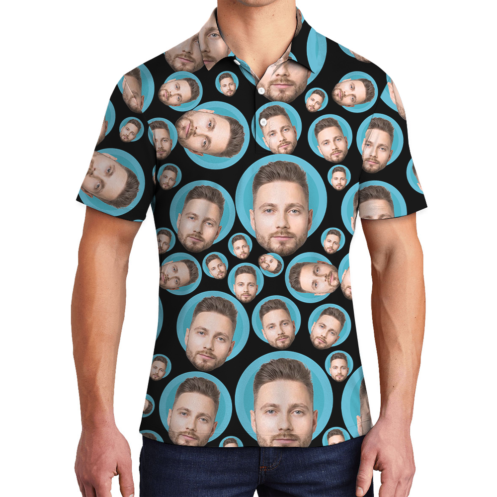 Custom Hawaiian Polo Golf Shirt With Multiple Faces - variant image 1