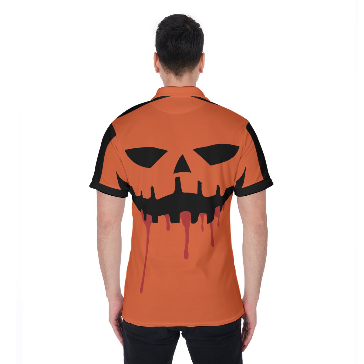 Jack o' Lantern Costume Halloween Polo Shirt