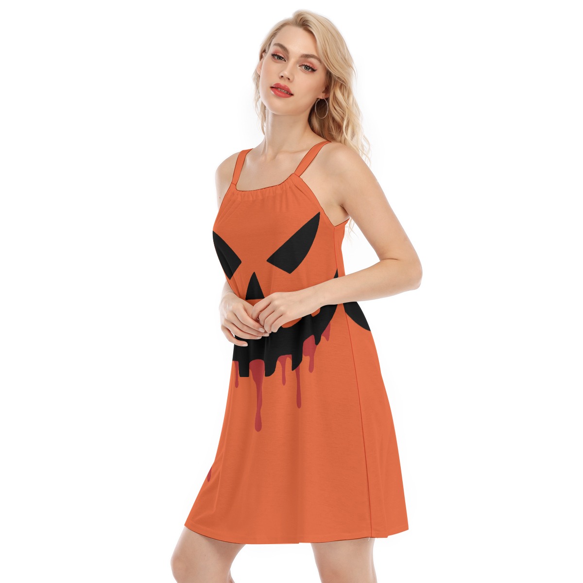 Jack o' Lantern Costume Cami Dress
