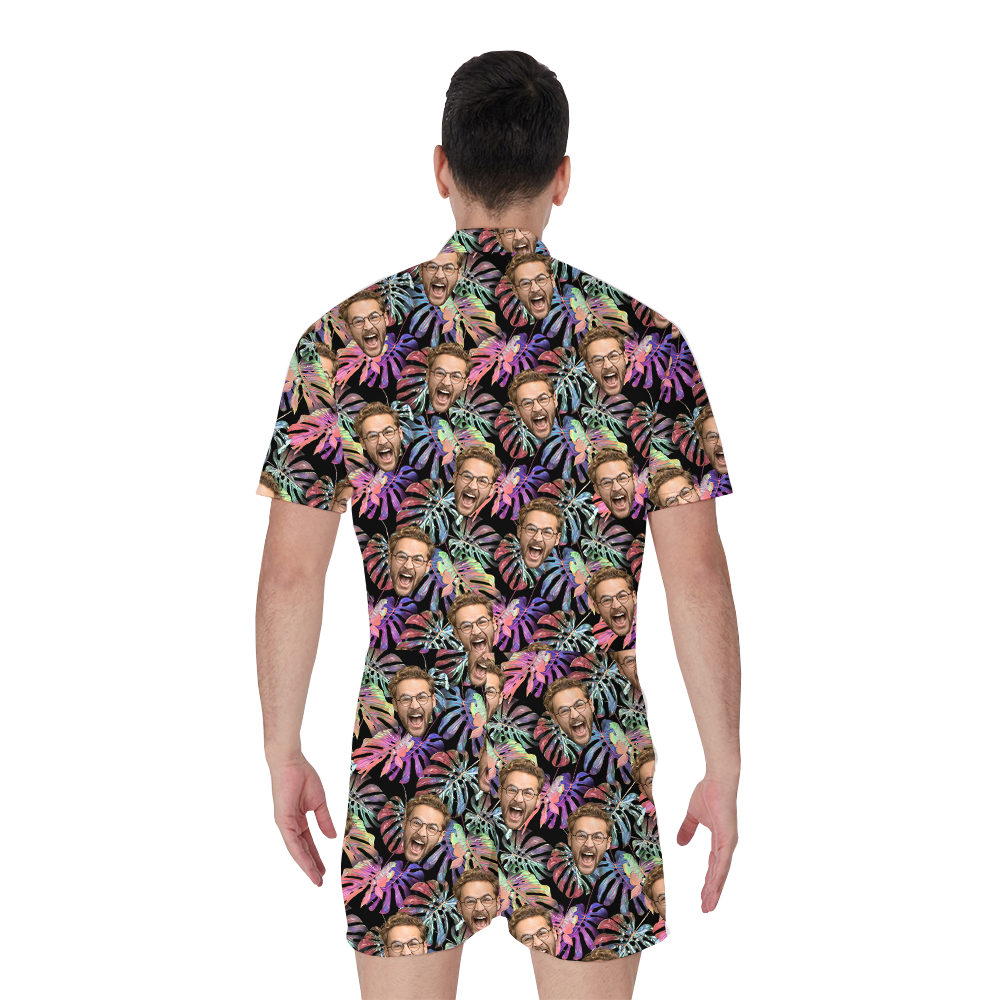 Tropical Horror Romper With Custom Face