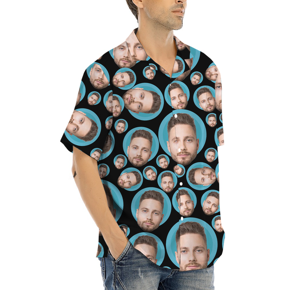Custom Multiple Faces Hawaiian Shirt