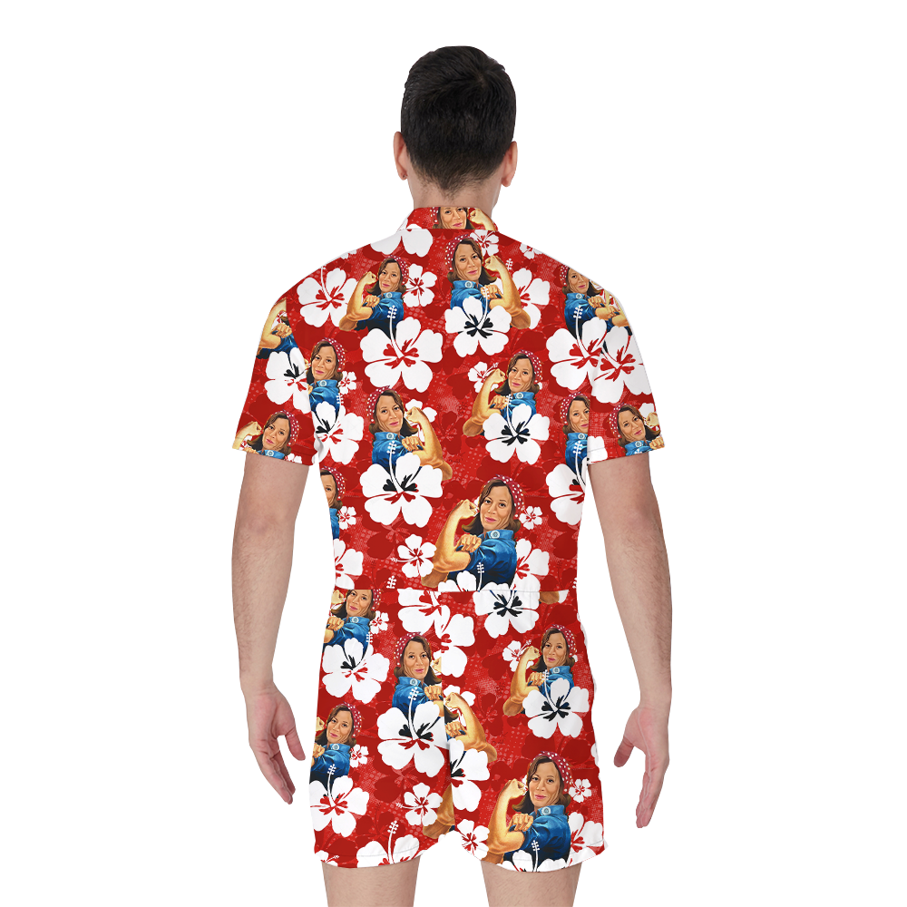 Madam Kamala Harris President 2024 Hawaiian Romper