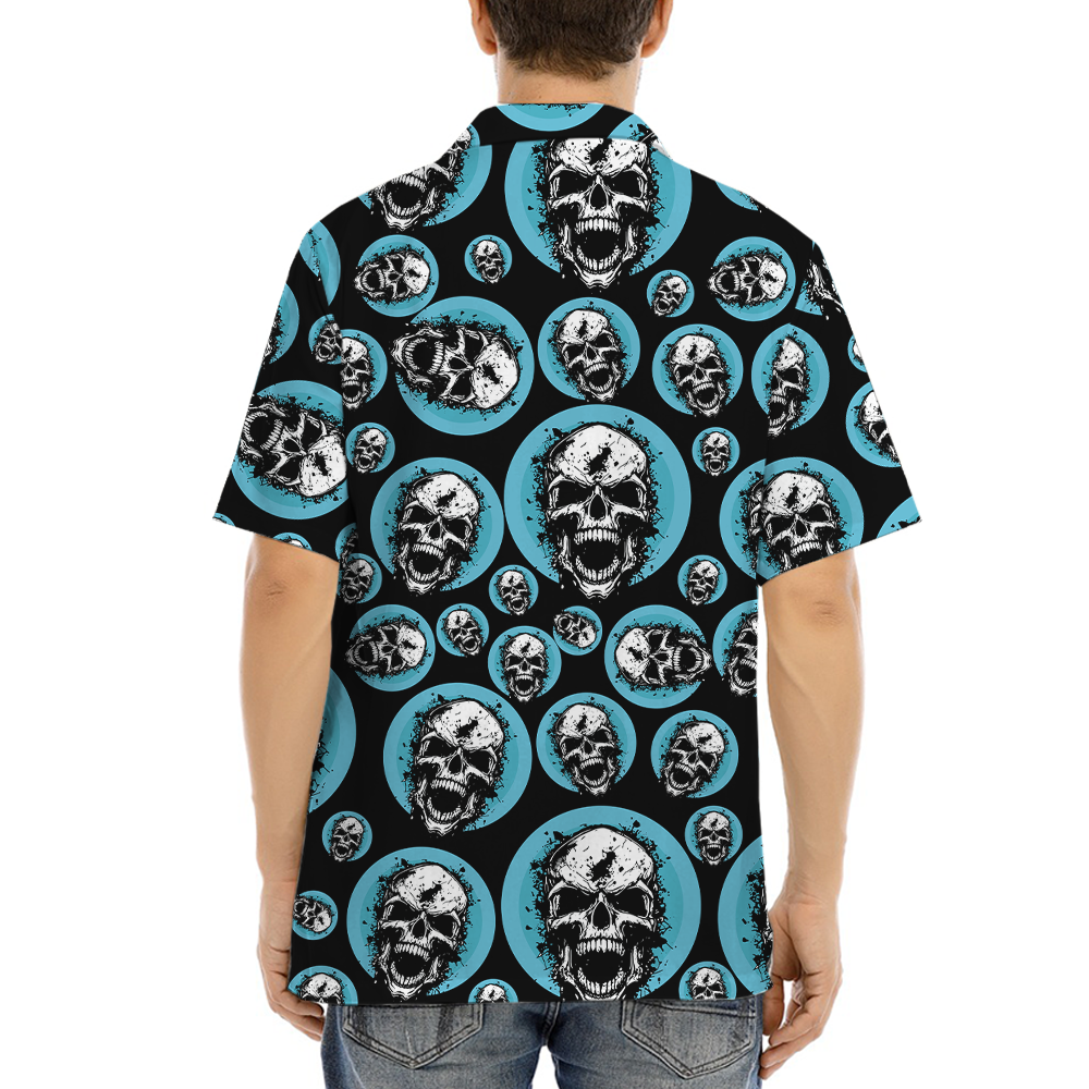 Scary Skull Halloween Hawaiian Shirt